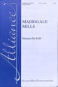 Madrigale Mille SATB choral sheet music cover